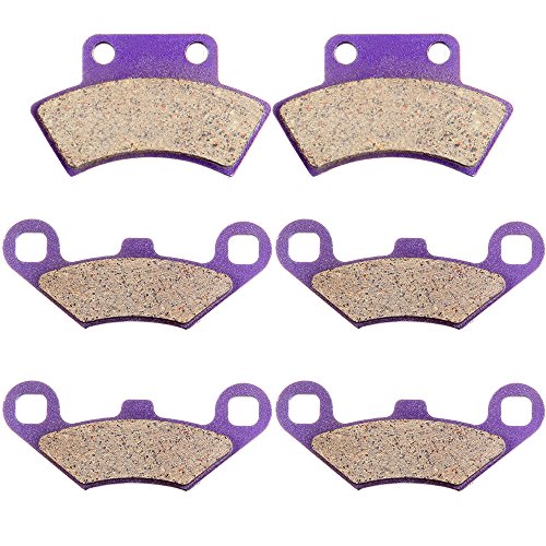 ECCPP Brake Pads for Pre-2000 Polaris Sportsman 400 500 335 Xplorer 300 400 500 Xpress Magnum 425 Trail Boss 250 TrailBlazer Big Boss Sport 400 Scrambler 400 500, FA159 Front and Rear Brake Pads Kits