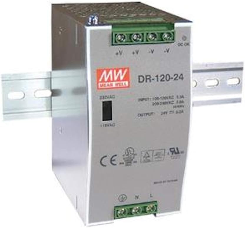Mean Well DR-120-24 DIN Rail Power Supply