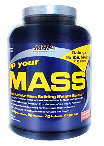 MHP, Up Your Mass Weight Gainer, Strawberry, 4.65 Pound (Discontinued) MHP, Up Your Mass Weight Gainer, Strawberry, 4.65 Pound (Discontinued)