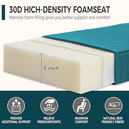 Image of Art Leon Outdoor Patio Cushion 24 inchx 24 inch Outdoor Seat Cushions 30D High Density Foam Patio Chair Cushions with Non-Slip Backing Patio Cushions for Patio Furniture Porch Swing Garden Bench