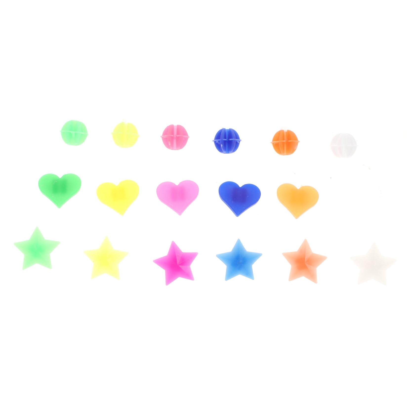 108pcs Plastic Bead Clips for Bike Wheels Decorative Beads with Star Heart and Shapes Durable and Easy Clip Design for Bicycle Accessories