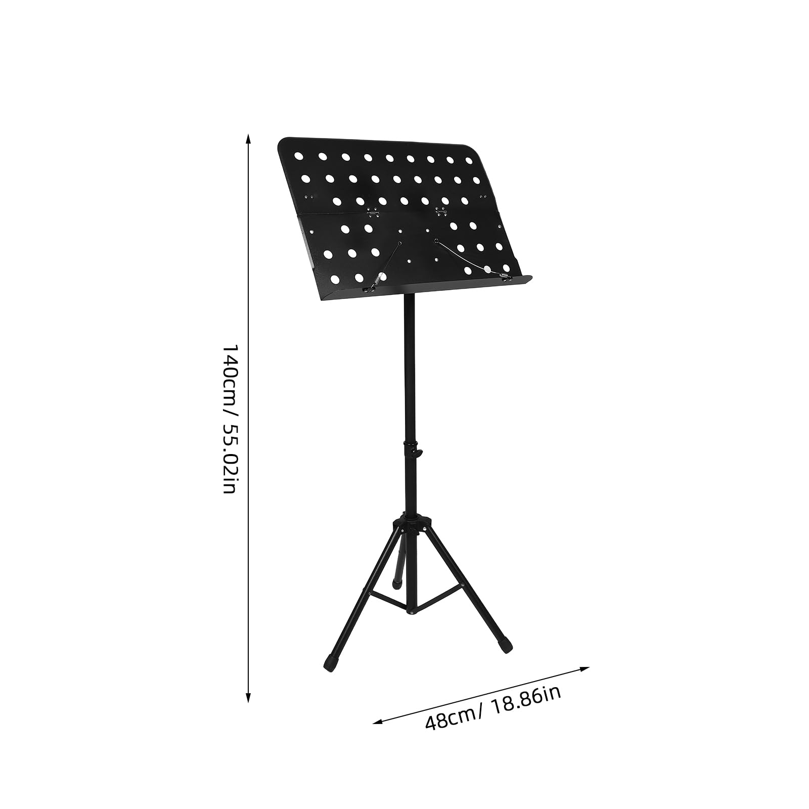 UPKOCH Klappbarer Notenständer: Höhenverstellbarer, faltbarer, tragbarer Notenständer für Klavier, Gitarre, Band, Orchester, Musiker, Instrument, Spieler
