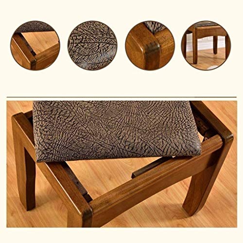 Banco de madera maciza compacto solucion para sofa y salon 4