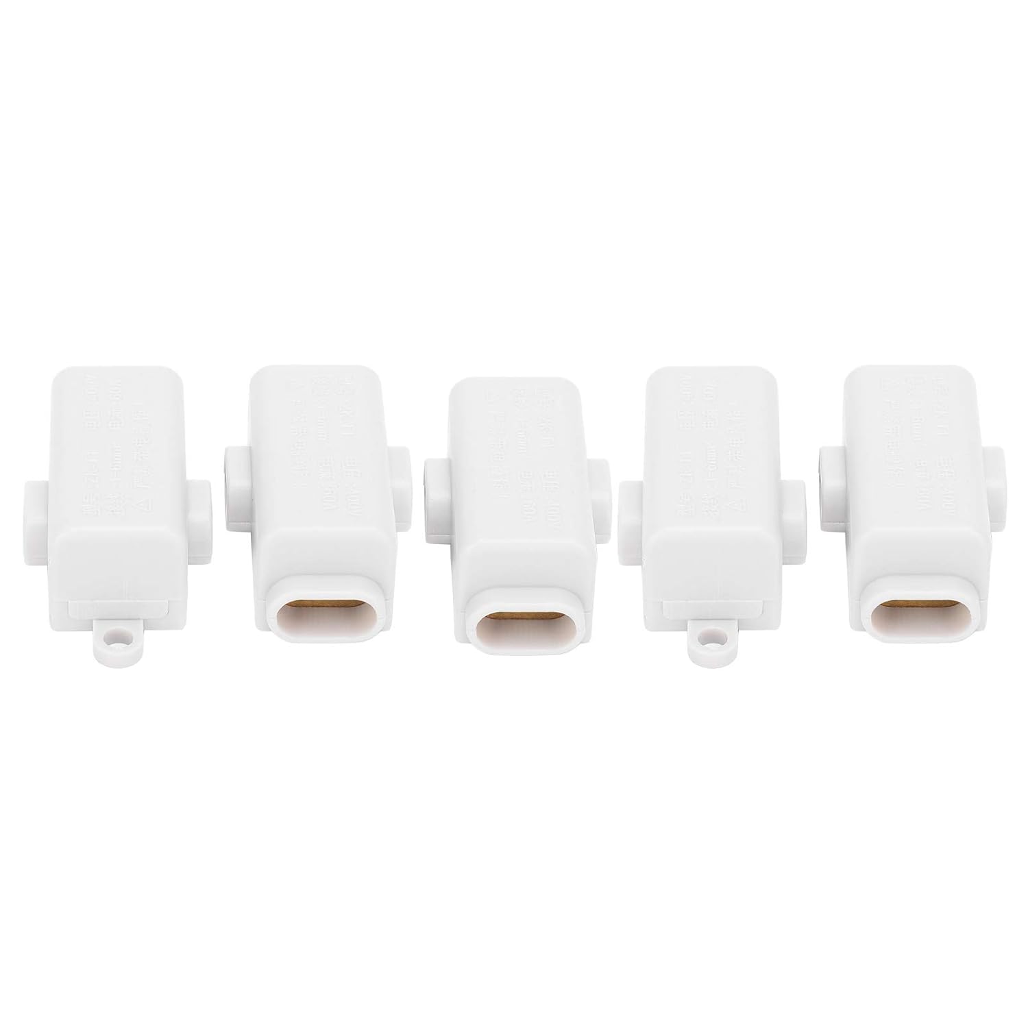 5Pcs Terminal Parallel Spliter Copper Junction Connector Box for Ceiling Light Wiring (ZK-T1)