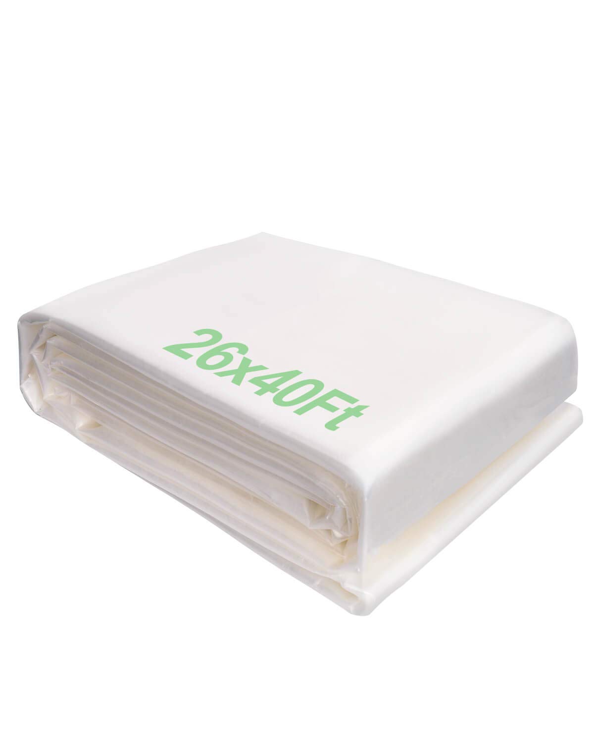 vensovoFarm Clear Greenhouse Covering - 26x40 Ft Anti-Fog Films Green House 6 Mil Plastic polyethylene Film