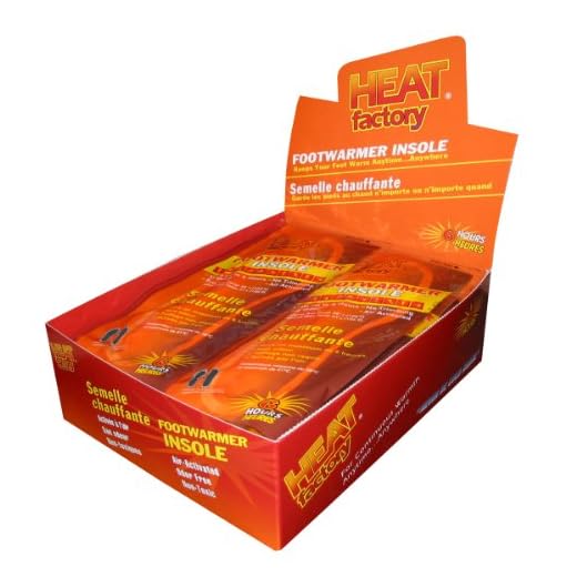 Heat Factory 6 Hour Adhesive Foot Warmer Insole, 30 Pairs