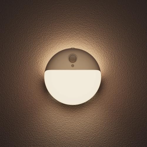 YUNLEX 2 Pack Motion Sensor Light Indoor, 2.6' Small Stick on Lights for Stairs, Bathroom, Dimmable...