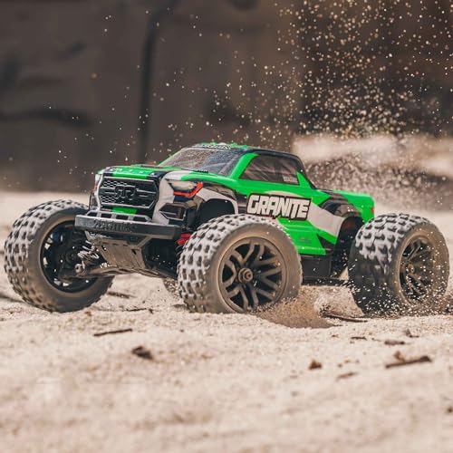 ARRMA RC Truck 1/18 Granite GROM MEGA 380 Brushed 4X4 Monster Truck RTR with Battery & Charger, Green, ARA2102T3 image 5