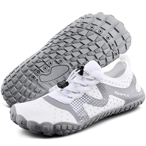 Image of Water Shoes for Men Barefoot Quick-Dry Aqua Sock Outdoor Athletic Sport Shoes for Kayaking, Boating, Hiking, Surfing, Walking