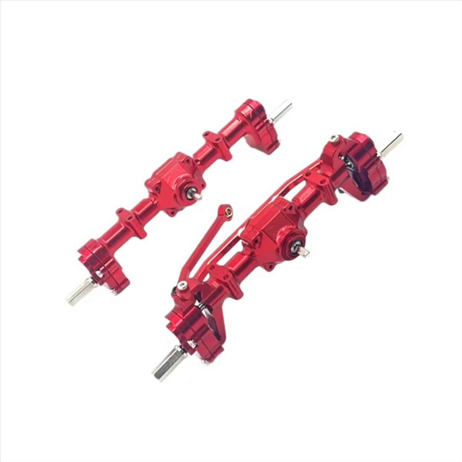 RCカーのフロントリアアクスル Compatible With WPL C14 C24 C34 B14 B24 RCカーアップグレー