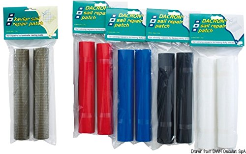 PSP Marine Tapes Kit riparazioni Tessuto BLU (Repair Patch Kit, Dacron Blue)