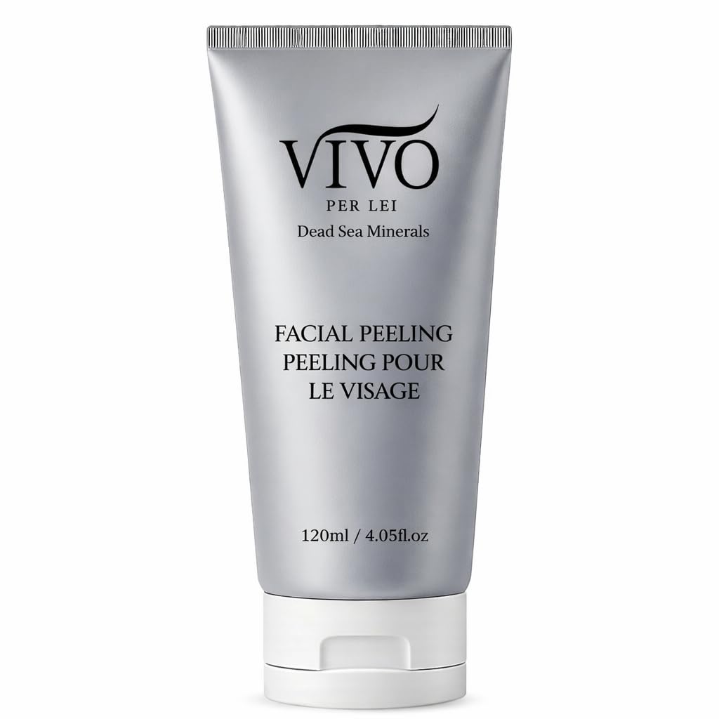 Facial Peeling Gel - Helps Address Dead Skin Buildup - Gentle Exfoliating Gel for Rough, Dry, Sensitive or Mature Skin - Face and Body Scrub - Non Abrasive - 4.05 Fl. Oz.