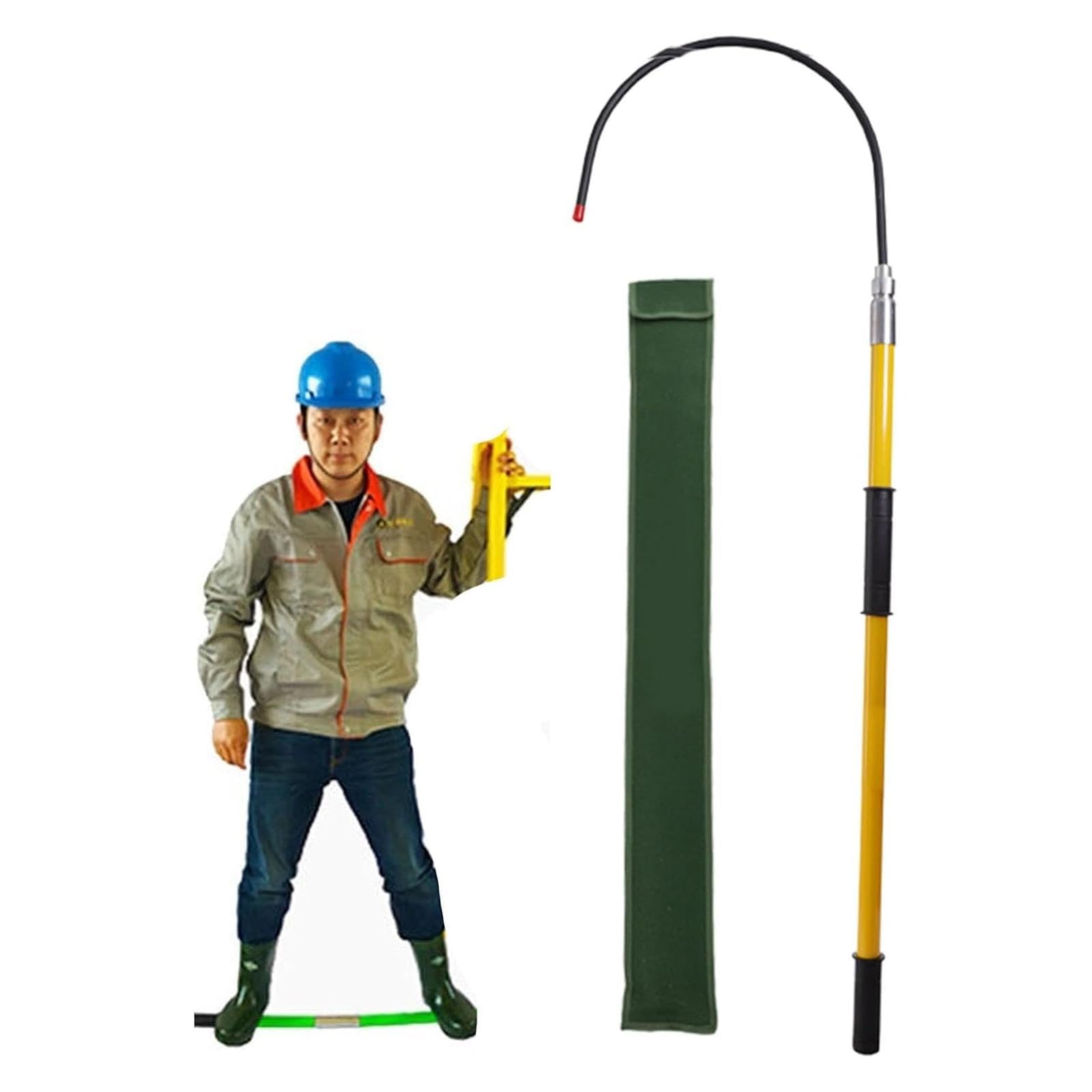 Gancho Aislado De Alto Voltaje, Pértigas De Rescate De Emergencia por Electrocución, Pértiga De Rescate De Seguridad para Electricistas, Seguridad Y Durabilidad
