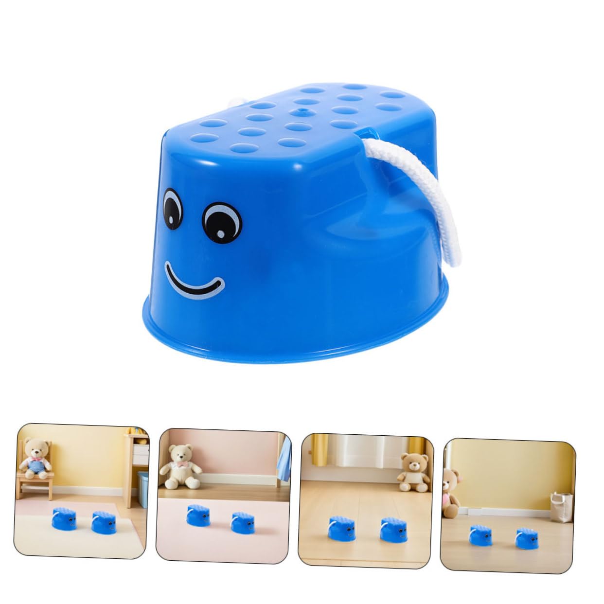 SUPVOX 8 Piezas Zancos de Plástico para Zancos para Caminar y Entrenamiento de Equilibrio Juguete y Duradero para Actividades y Desarrollo Motor Infantil