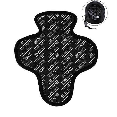 Cooling Skull Motorcycle Helmet pad Anti Sweat Wicking Helmet Padding Quick-Drying Breathable Waterproof Helmet Liner for Men and Women Hockey/Bicycles/Football Helmet Pads Accessories