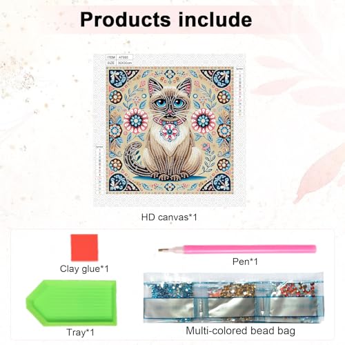 Image of Tontut Diamond Art Painting kit, end to end 5D DIY Special Shape Mosaic Crafts for Beginners and Adults, can be Gifted to Family and Friends, Great for Decorating Home and Office Walls