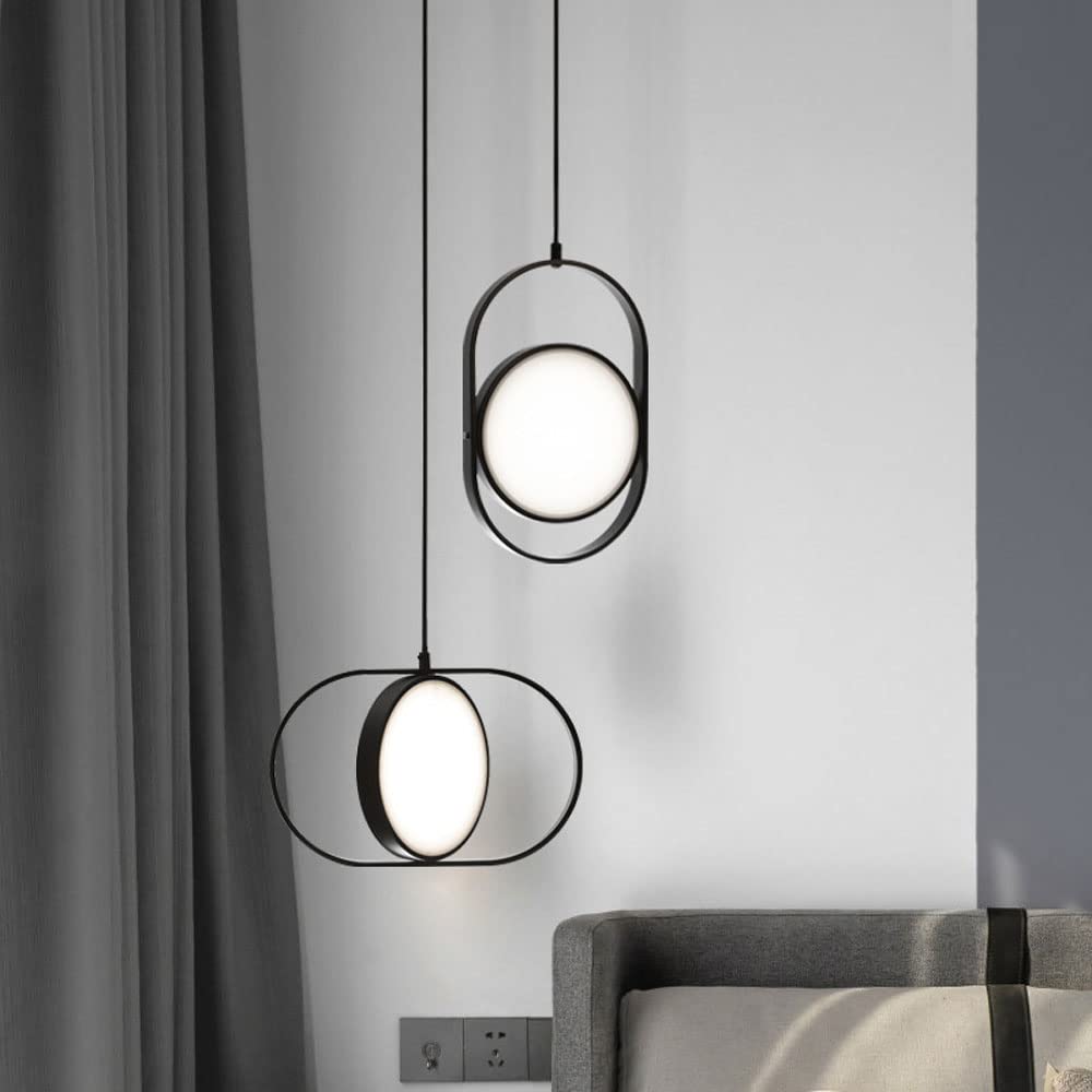 LED nórdico mini iluminación colgante sala de estar ajustable acrílico colgante lámparas de araña para restaurante cocina isla colgante luces colgantes negro Made in China