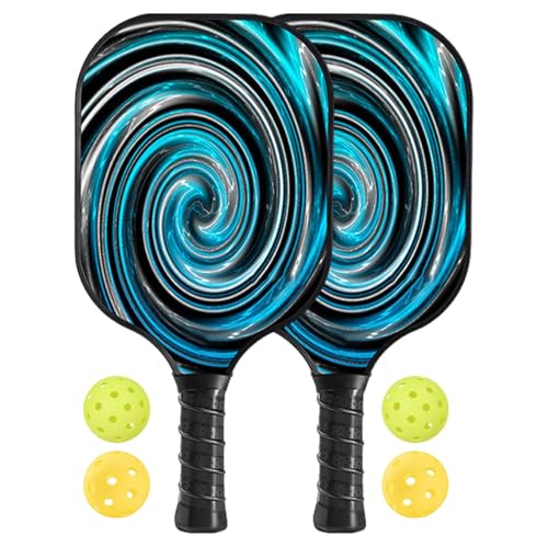 Raquetas para pelotas, raquetas para pelotas, 2 raquetas con 4 pelotas, equipo de deporte de pelota, raquetas de fibra de carbono con de transporte para adultos y adolescentes