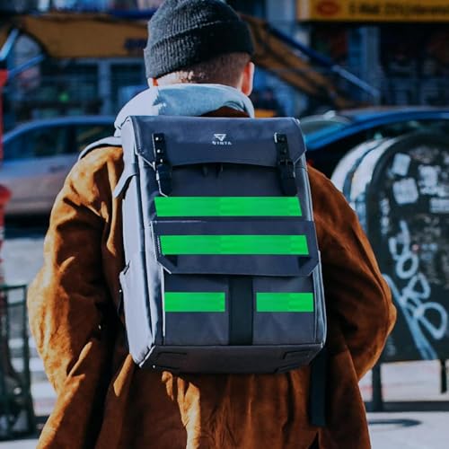 Image of D-fix High Intensity Radium Reflective Tape - 5 Meters in Length - 48mm / 2 inch Width - 1 Roll Per Pack - Car Bike and commercial vehicles Conspicuity reflective warning Tape Reflective tape (Green)