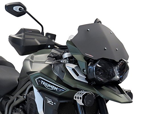 Powerbronze 460-T104-019 Adventure Sports Screens to fit Triumph Tiger 1200 Explorer, Tiger 1200 Explorer XC and Tiger 1200 Explorer XRX 16 - Frosted Stealth Grey
