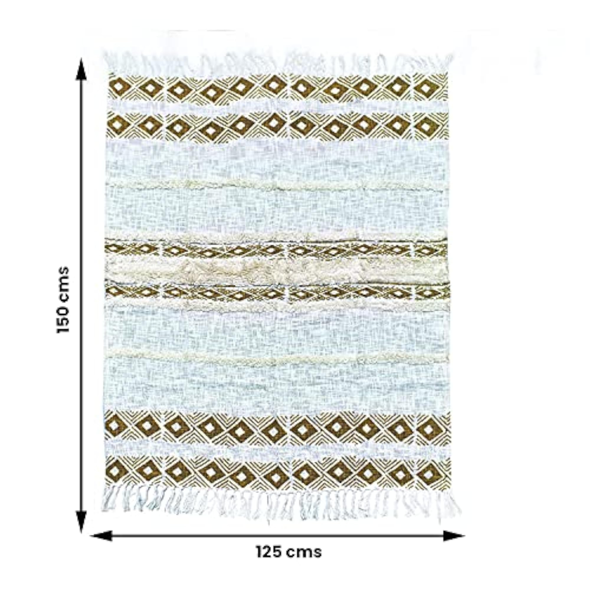 Premium Cotton Throw Blanket, Soft & Cozy