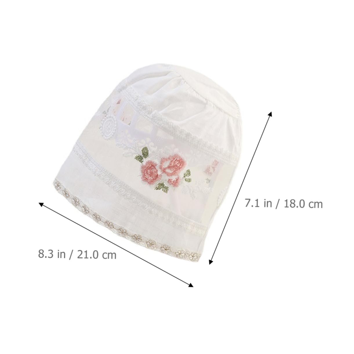 VANZACK Sombrero de Sol para Protección UV Gorro para Bebés y Accesorio Fotográfico para Niñas Vintage y Transpirable para Ocasiones Especiales