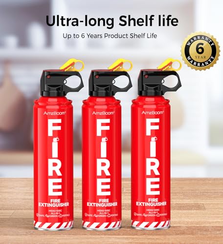 image for AmzBoom Fire Extinguisher Emergency Survival Kits with Installation Br