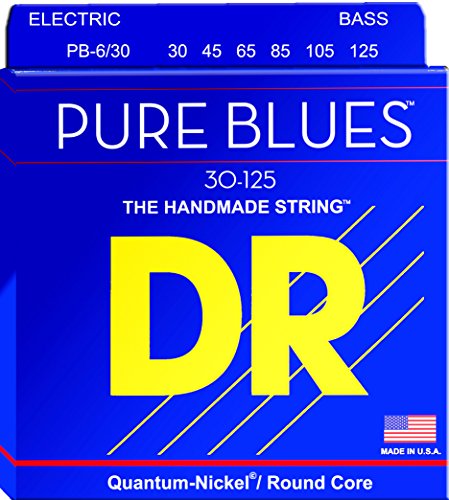 Dr Cordes PB6–30 Pure Blues Cordes pour basse - Les Beatles, Paul McCartney, John Lennon, RIngo Starr, George Harrison Dr Cordes PB6–30 Pure Blues Cordes pour basse