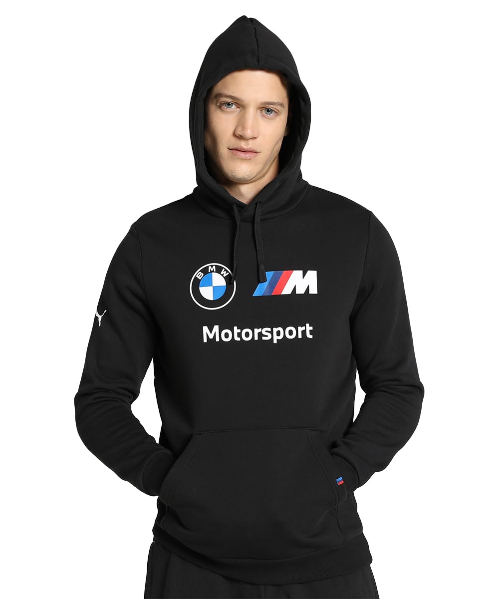 PUMA Sudadera con Tejido Polar BMW M Motorsport Hombre S, Black