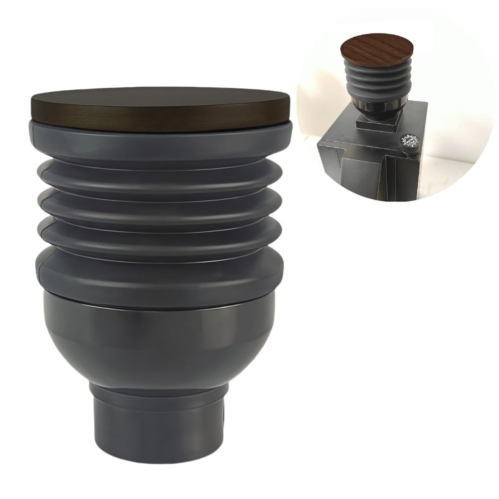 Macinacaffè monodose per tramoggia con coperchio in legno di noce, cestino in silicone da 140 g per smerigliatrici Eureka, strumento di pulizia per casa e bar