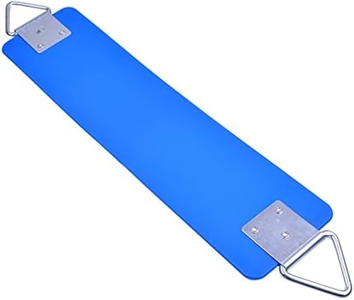 Miniatura 13 de AGPTEK Asiento de columpio, 30.4 x 6 x 0.27 pulgadas, columpio de patio para niños y niñas y adultos con anillo triangular de metal, rosa