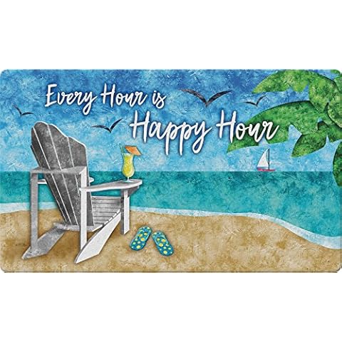 Toland Home Garden Tropical Cocktail Doormat Cover