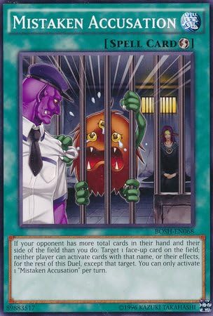 YU-GI-OH! - Acusación errónea (BOSH-EN068) - Breakers of Shadow - Edición ilimitada - Común