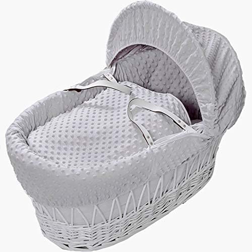 Isabella Alicia Grey dimple 3 Piece Replacement Moses Basket Dressing. Amazon.co.uk Baby Products