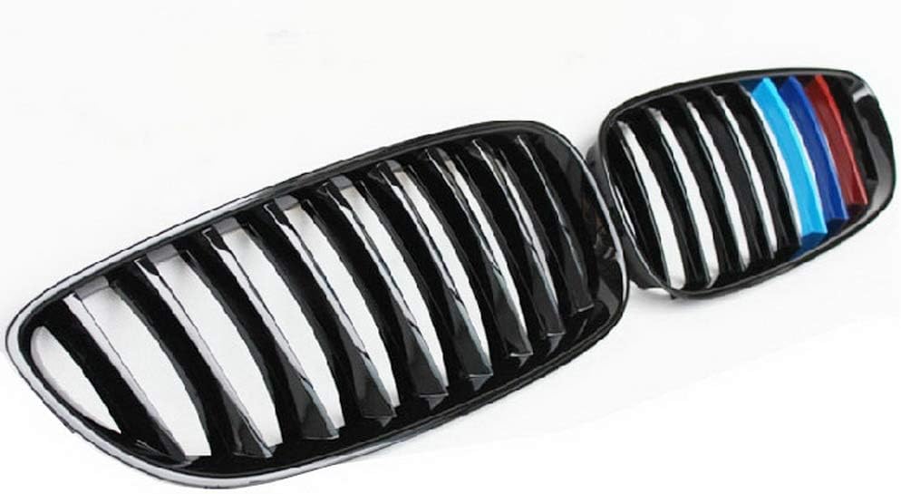 iJDMTOY 10-Inch M-Colored Stripe Decal Sticker Compatible with BMW Exterior or Interior Decoration Such As Grille Fender Hood Side Skirt Bumper Side Mirror Dashboard, etc