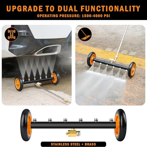 Filetage de 1 4" pour buse multi-trous résolvant le nettoyage difficile des bas de caisse