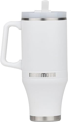 Mammoth Coolers Ascent - Vaso aislado de 40 onzas, color blanco disponible en Yaxa Peru