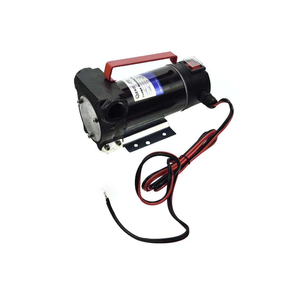 POMPA GASOLIO 12V TRAVASO DIESEL/LIQUIDI 40l/min PORTATILE G01022 GEKO