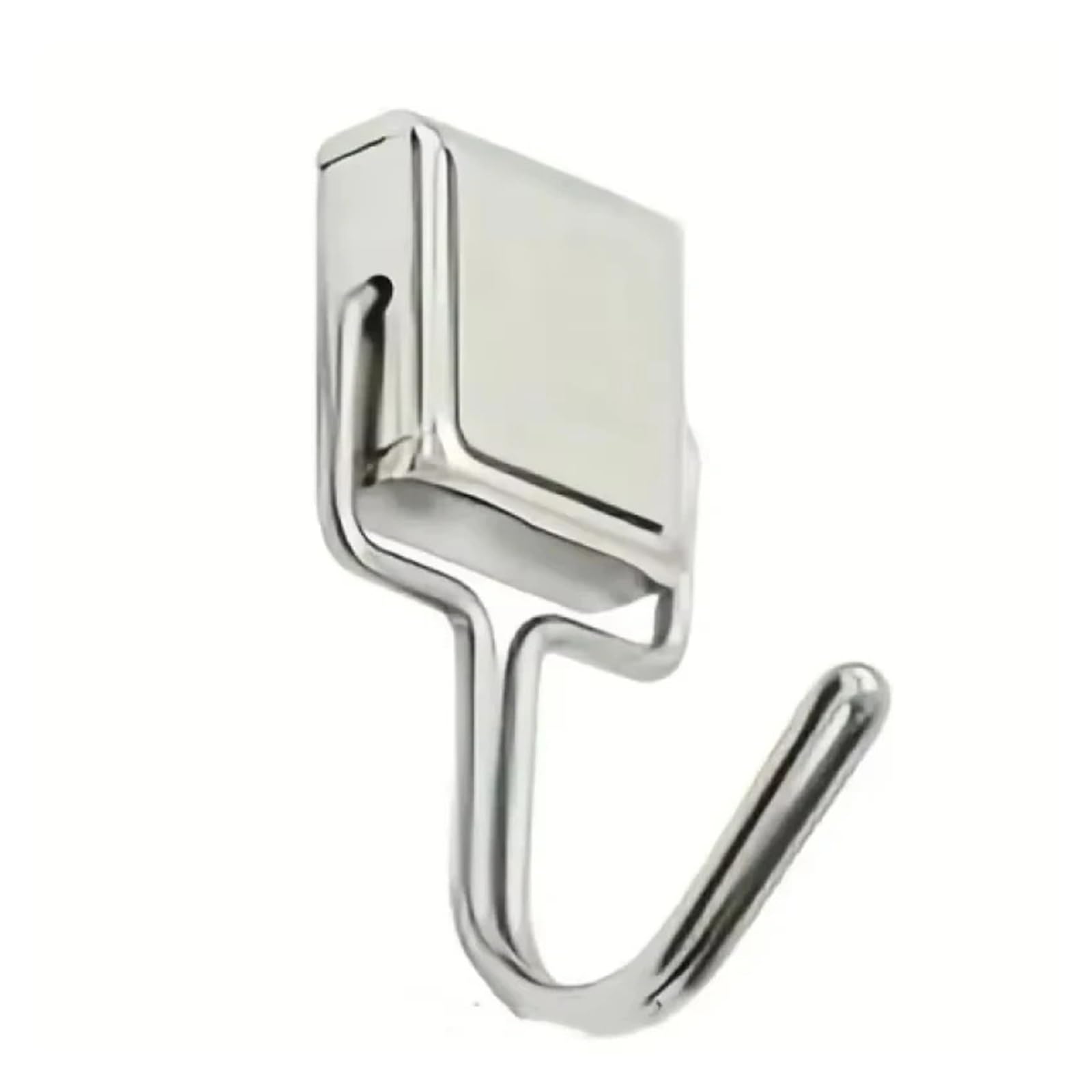 Genérico Gancho cuadrado magnético almacenamiento multiusos hogar cocina Bar baño percha(30PCS)
