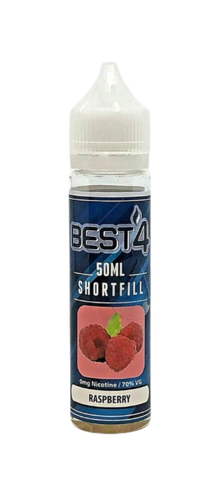 Raspberry E-Liquid by Best4ecigs 50ml Shortfill Hangsen No Nicotine