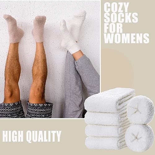 Ginmewrae Women's Fuzzy & Fluffy Warm Slipper Socks - Thick Home Sleeping & Winter Socks - Perfect3