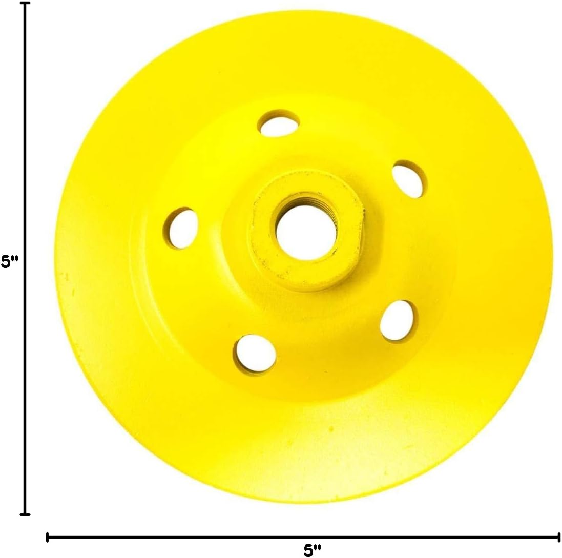 Stadea CWD103H 5" Diamond Cup Wheel - Turbo - Series Standard C - 5/8"11 T - Yellow