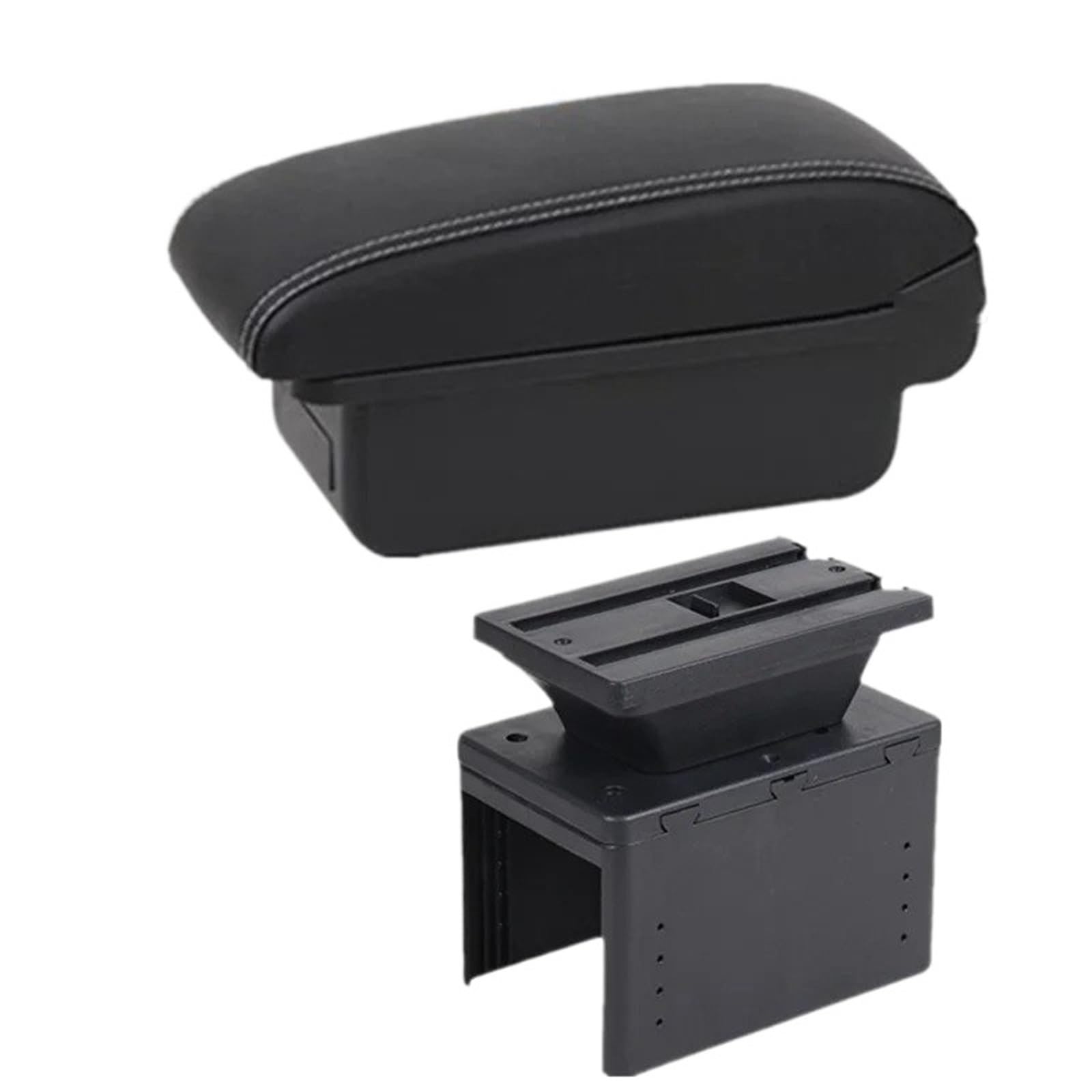 BYHGFDEA Armrest Storage Box For TT Coupe Car Armrest Box Center Storage Interior Retrofit Parts Accessories