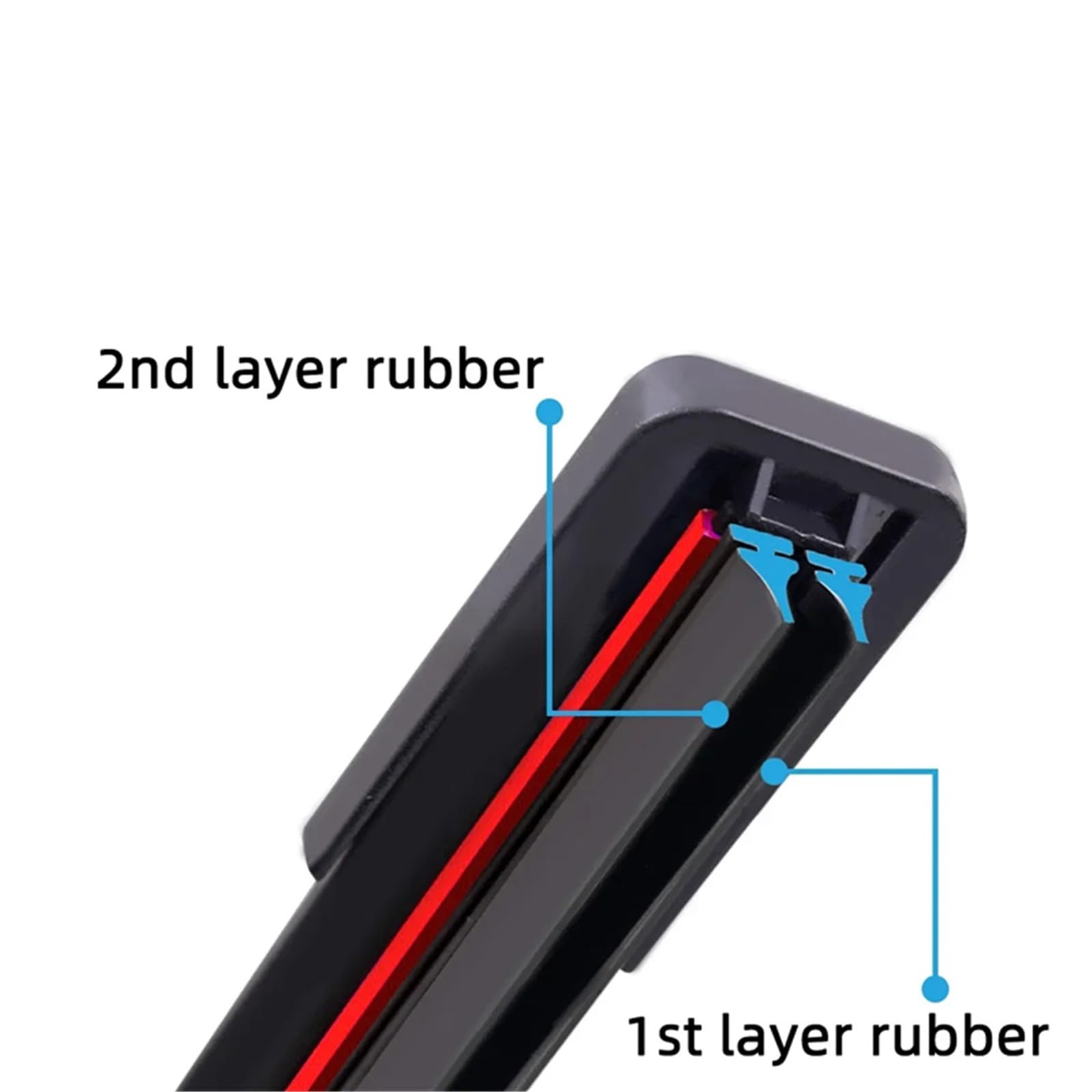 Limpiaparabrisas De Coche Compatible Con Para Peugeot Para 407SW 2004 2005 2006 2007-2010 2 Limpiaparabrisas Delanteros De 28" + 28"