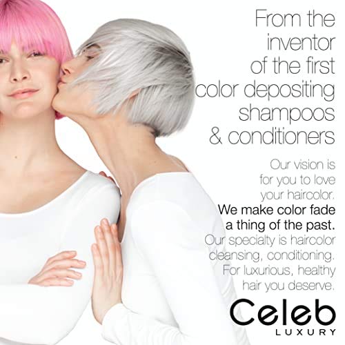 Celeb Luxury Gem Lites Colorwash, Professional Semi-Permanent Hair Color Depositing Shampoo, Brown Diamond