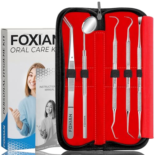 5pcs Hygiene Dental Scaler Edelstahl Zähne Reinigung Kit Hygiene Platte Haken Scaler Schaber für den professionellen Einsatz