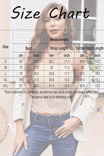 Image of Avidlove Womens Camisole Lace Spaghetti Strap Tank Top Tube Slim Basic Cami Tops