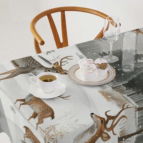 Nappe rectangulaire motif animaux pour décoration de table de cuisine conviviale - 4