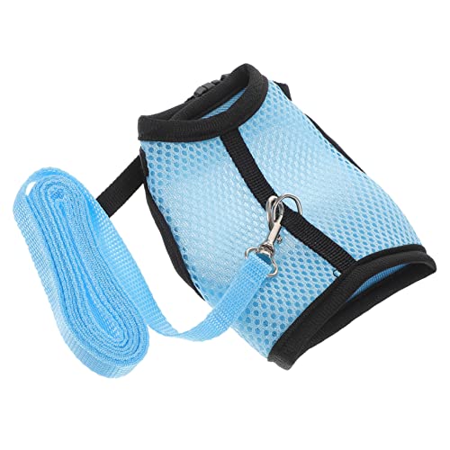 HEMOTON 1Set Guinea Pig Harness with Leash Comfortable Vest for Rabbit Hamster Pet Supplies for Easy Walking and Stylish Looks Design