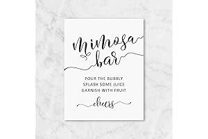 Personalized Custom Mimosa Bar Sign Mimosa Bar Signage Party Decor Wedding Sign...